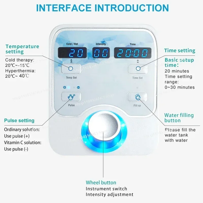 Galvanic Skin Sensor - New Electroporation ION Facial Massager -