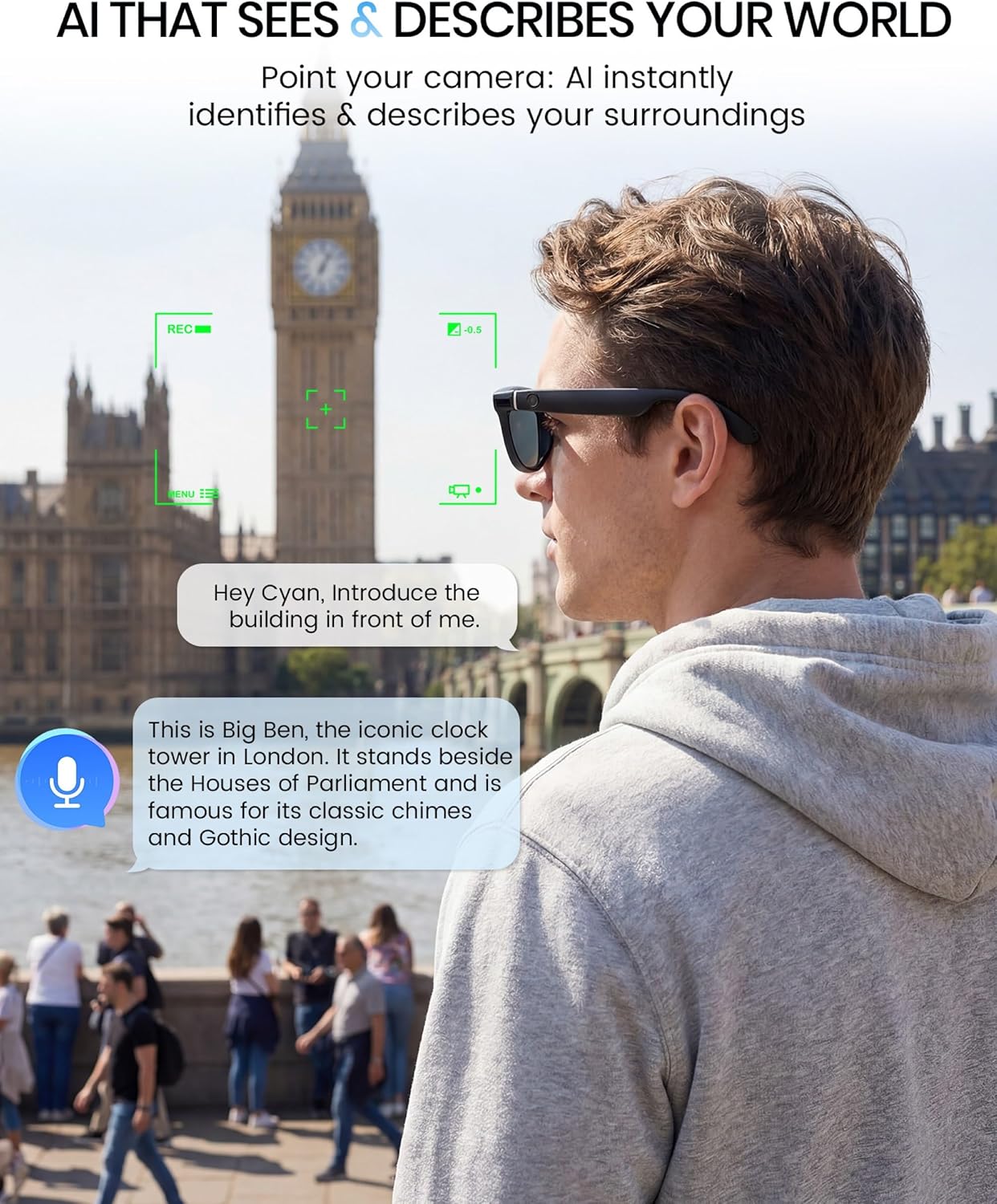 HD Camera Bluetooth Smart Glas - Smart Glasses Lens incelemesi ve fiyatı