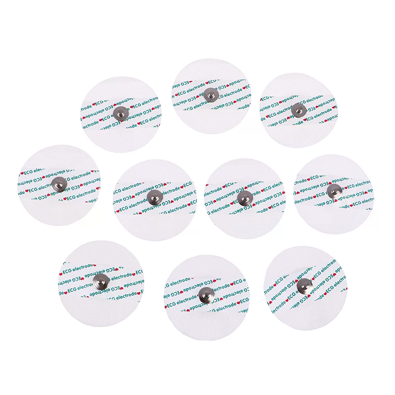 10pcs Non-Woven ECG Electrode  - Ecg Patch Monitor incelemesi ve fiyatı