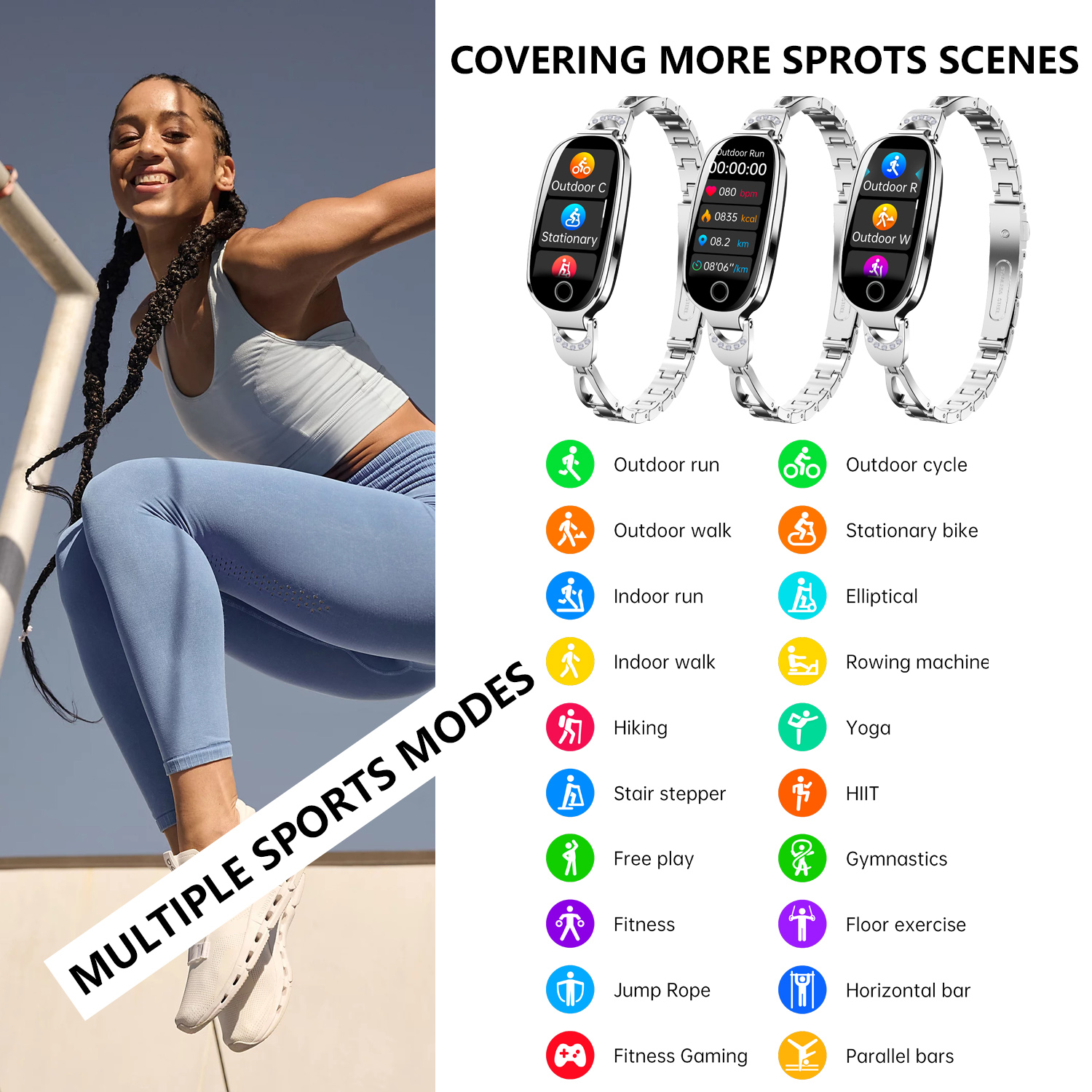 F81 Girl Heart Rate Waterproof - Breath Rate Monitor incelemesi ve fiyatı