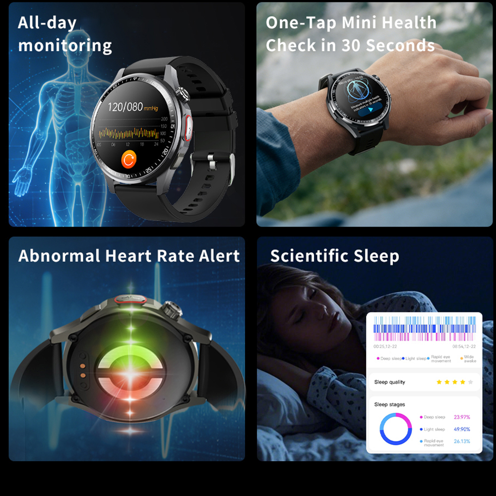Men Smart Watch Ultra HD Scree - Fall Detection Watch incelemesi ve fiyatı
