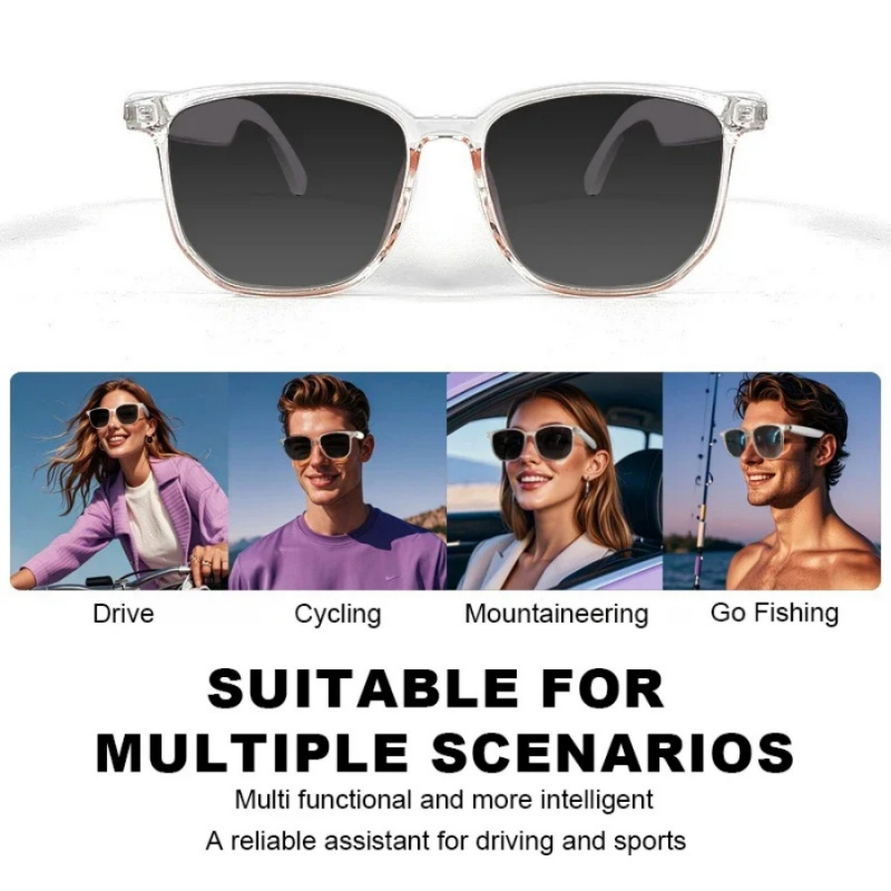 1 pair AI smart glasses Blueto - Smart Glasses Lens incelemesi ve fiyatı