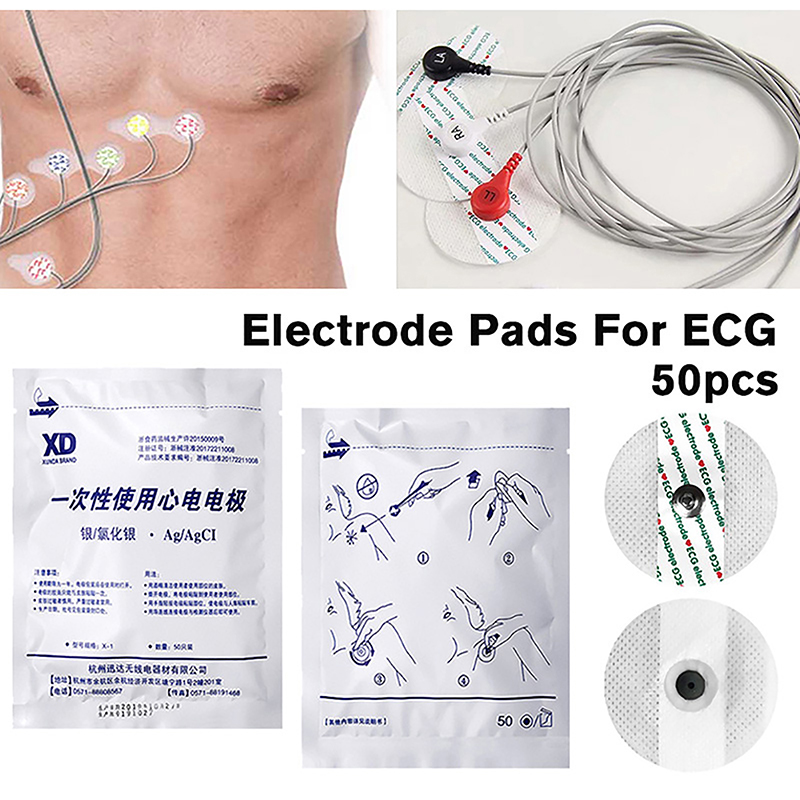 50PCS/Bag Electrode Patch Medi - Ecg Patch Monitor incelemesi ve fiyatı
