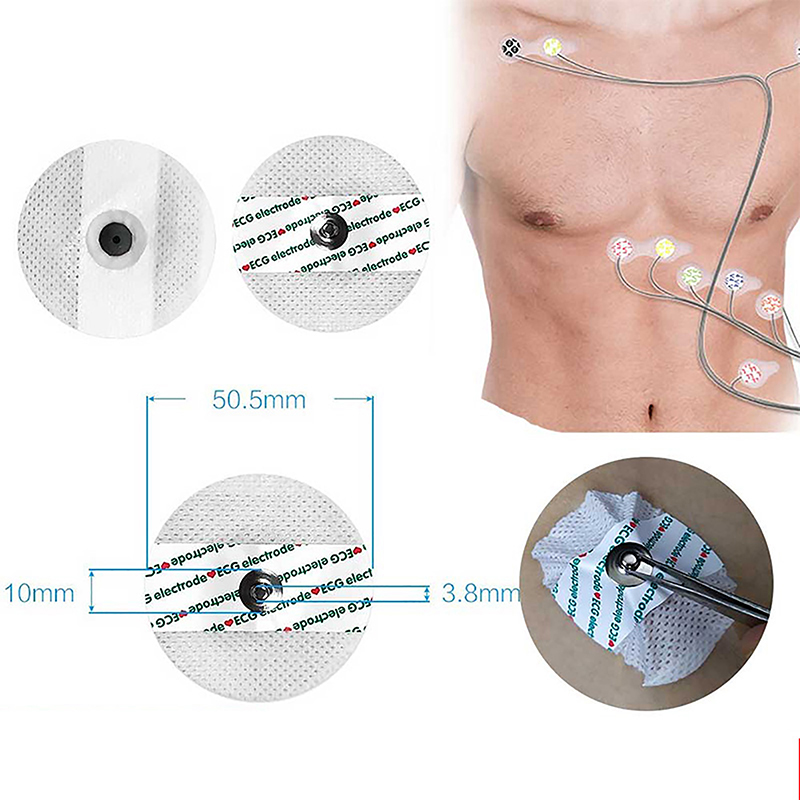 50PCS/Bag Electrode Patch Medi - Ecg Patch Monitor incelemesi ve fiyatı