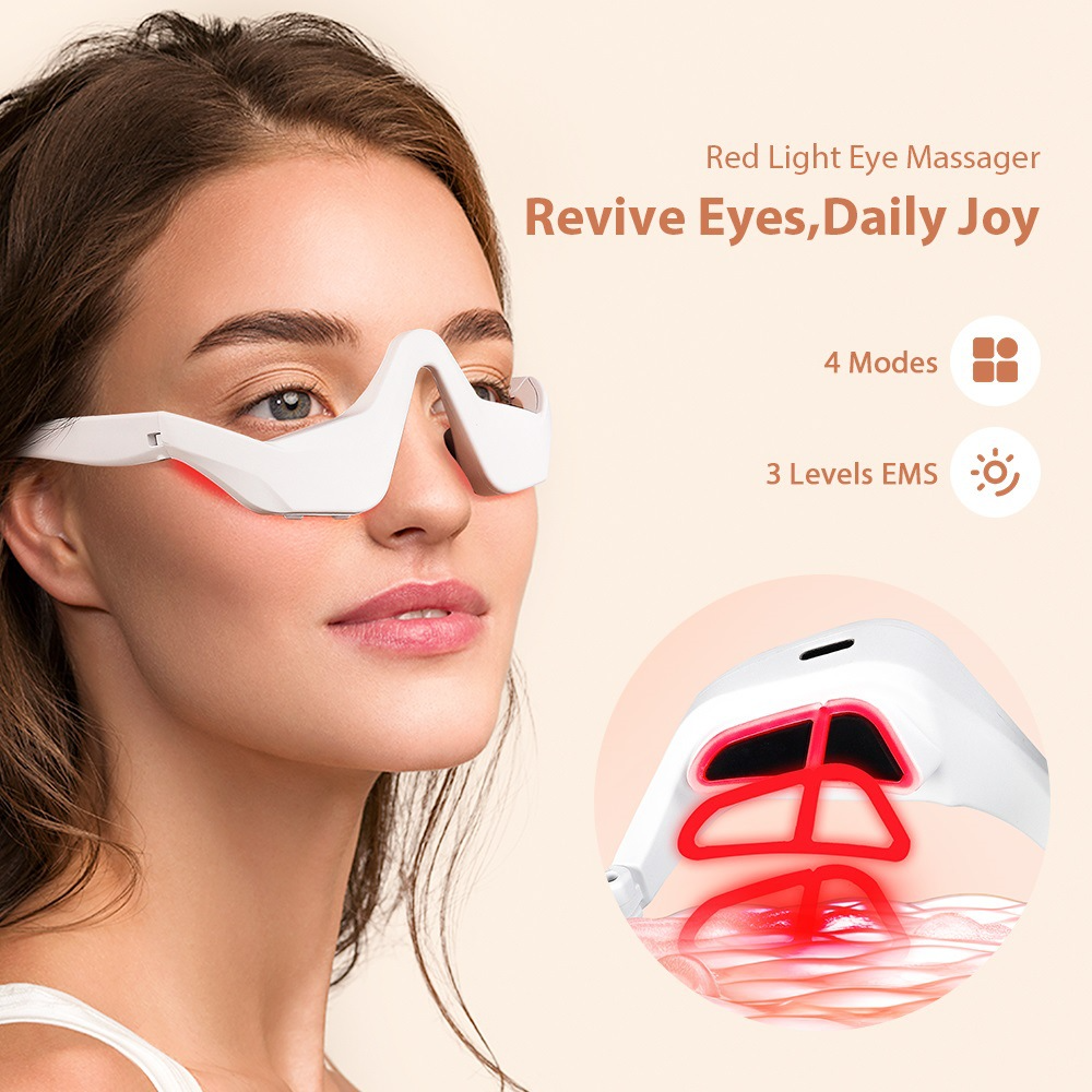 Eye Massager Under Eye Red Lig - Light Therapy Glasses incelemesi ve fiyatı