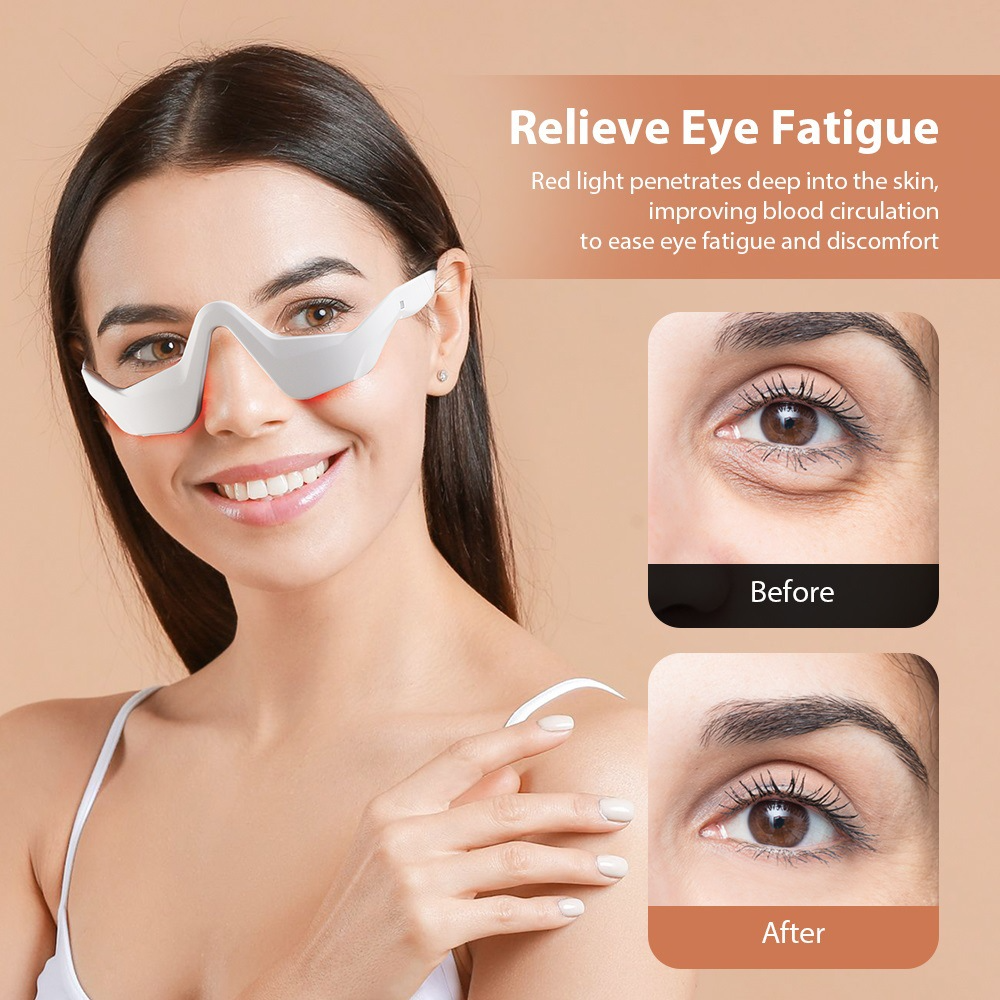Eye Massager Under Eye Red Lig - Light Therapy Glasses incelemesi ve fiyatı