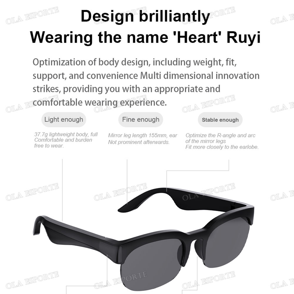 New Smart Bluetooth V5.3 Sungl - Smart Glasses Lens incelemesi ve fiyatı