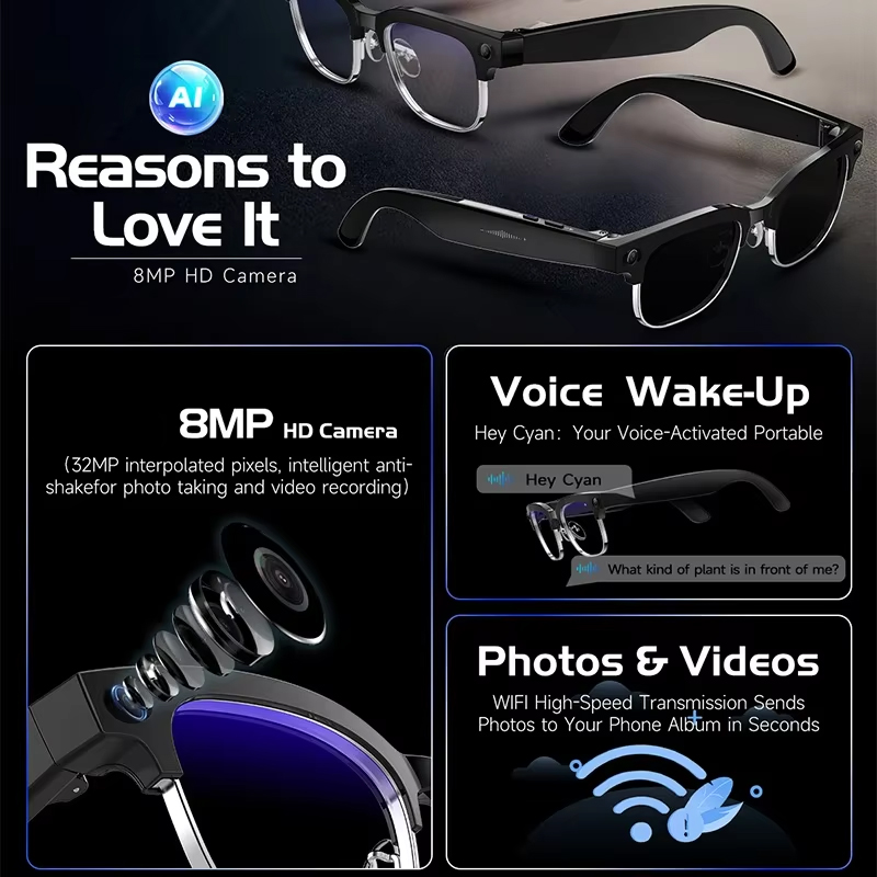 AI Smart Glasses AI Smart Tran - Smart Glasses Lens incelemesi ve fiyatı