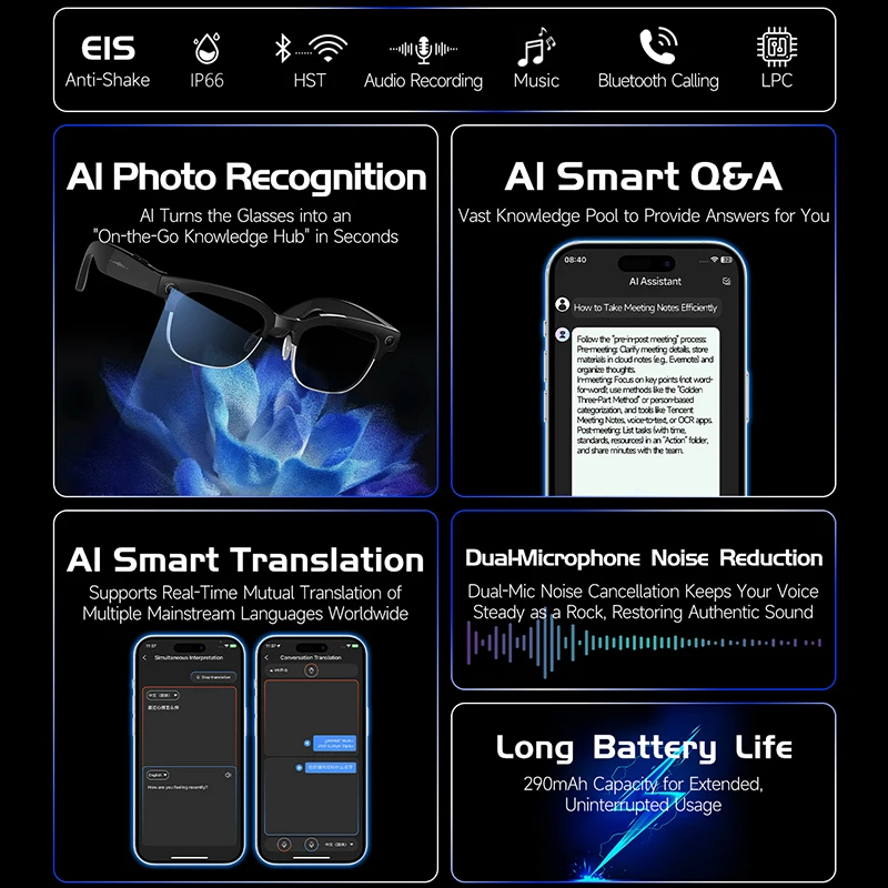 AI Smart Glasses AI Smart Tran - Smart Glasses Lens incelemesi ve fiyatı