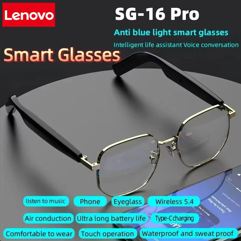 Lenovo New SG-16 Pro Smart Aud - Smart Glasses Lens incelemesi ve fiyatı