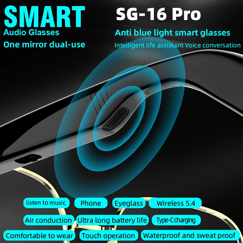 Lenovo New SG-16 Pro Smart Aud - Smart Glasses Lens incelemesi ve fiyatı