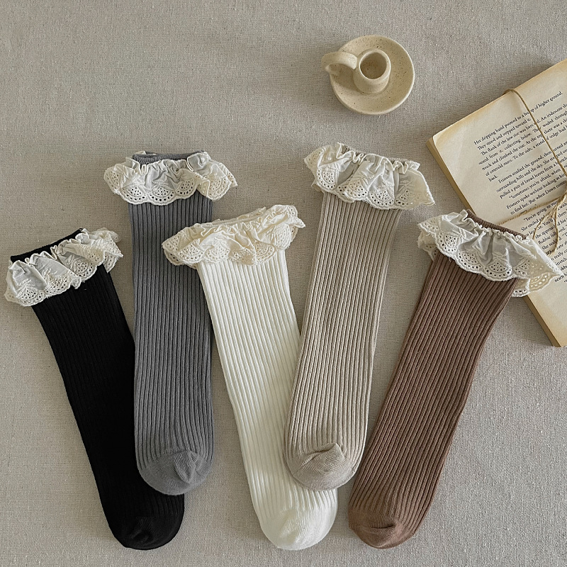 Ruffle Baby Girls Knee High So - Baby Sock Oximeter incelemesi ve fiyatı