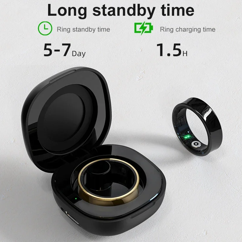 Smart Ring Men Women With Char - Temperature Ring Skin incelemesi ve fiyatı