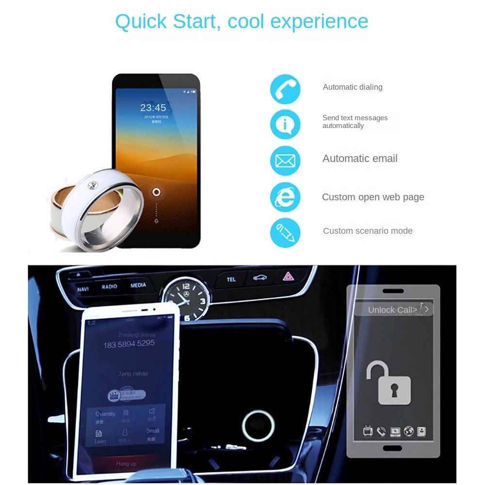 Stainless Steel NFC Smart Ring - Smart Ring Nfc Pay incelemesi ve fiyatı