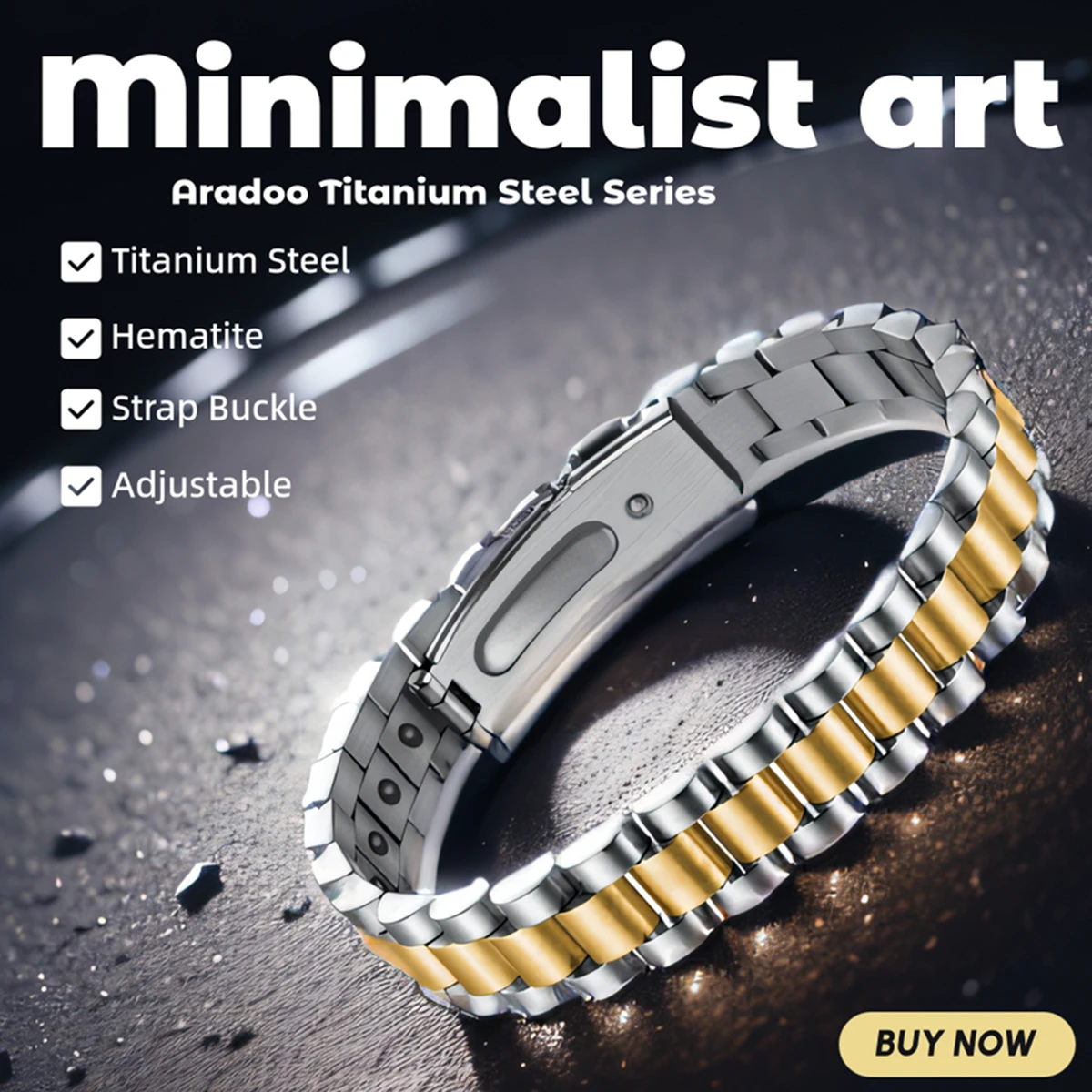 Titanium Steel Hematite Magnet - Meditation Headband Eeg incelemesi ve fiyatı