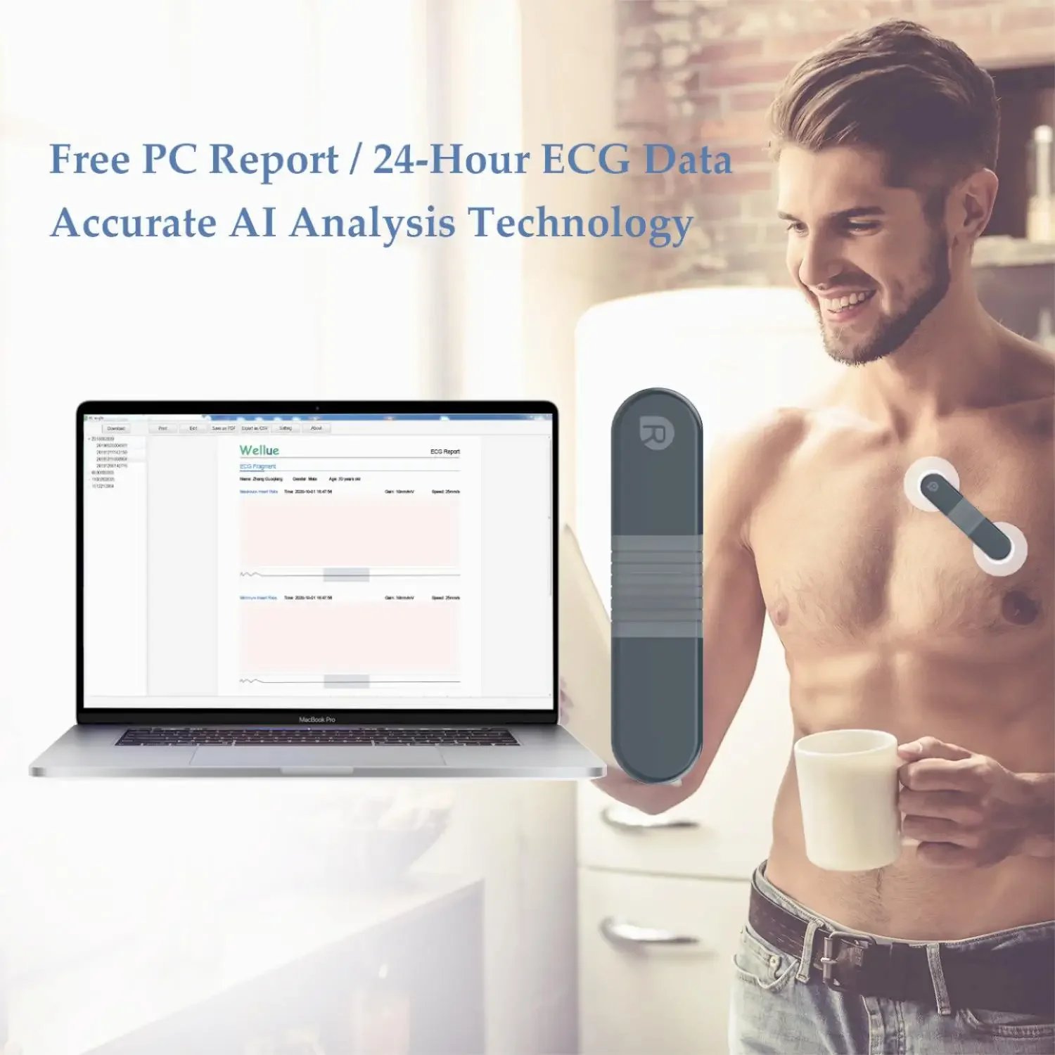 Wireless Bluetooth Dynamic Rec - Ecg Patch Monitor incelemesi ve fiyatı