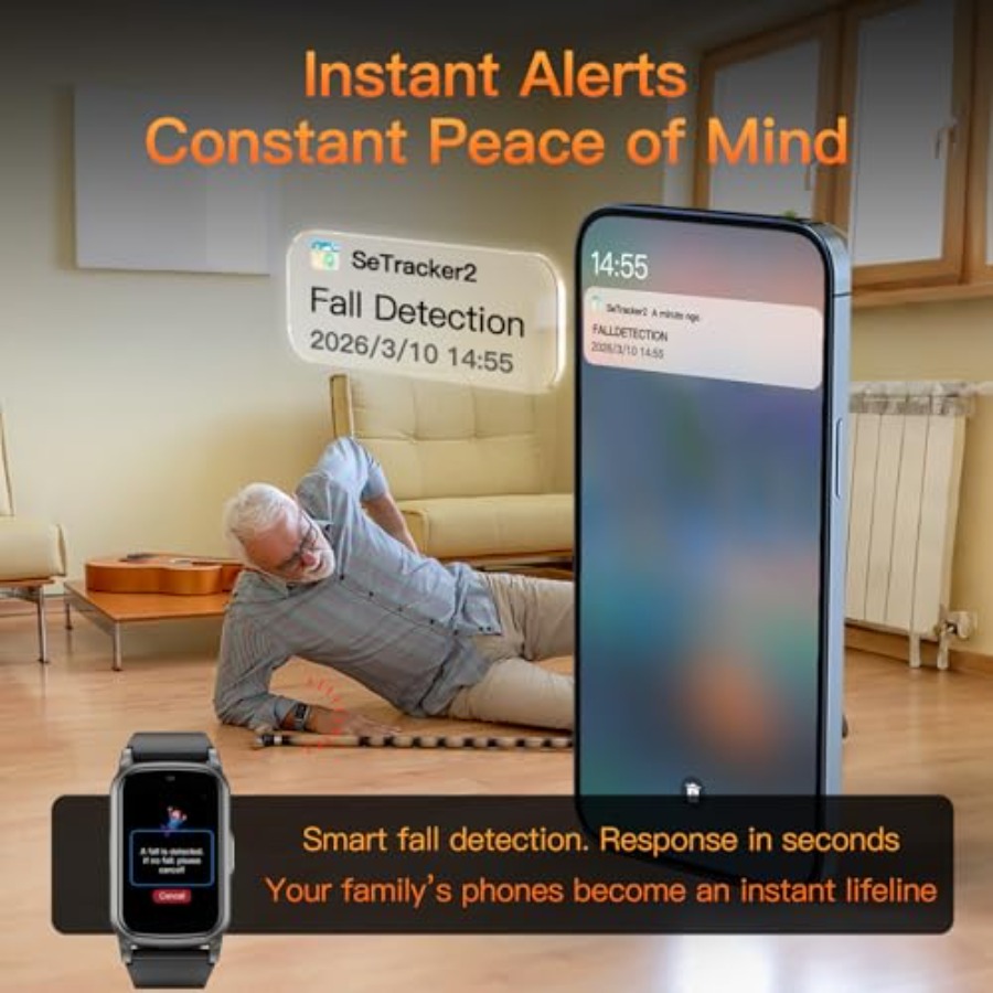 Smart Watch for Seniors with F - Fall Detection Watch incelemesi ve fiyatı