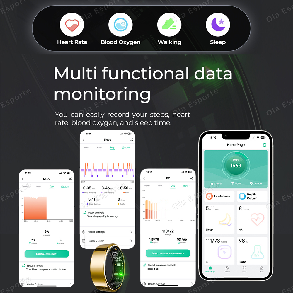R09 Smart Ring Men Women with  - Temperature Ring Skin incelemesi ve fiyatı