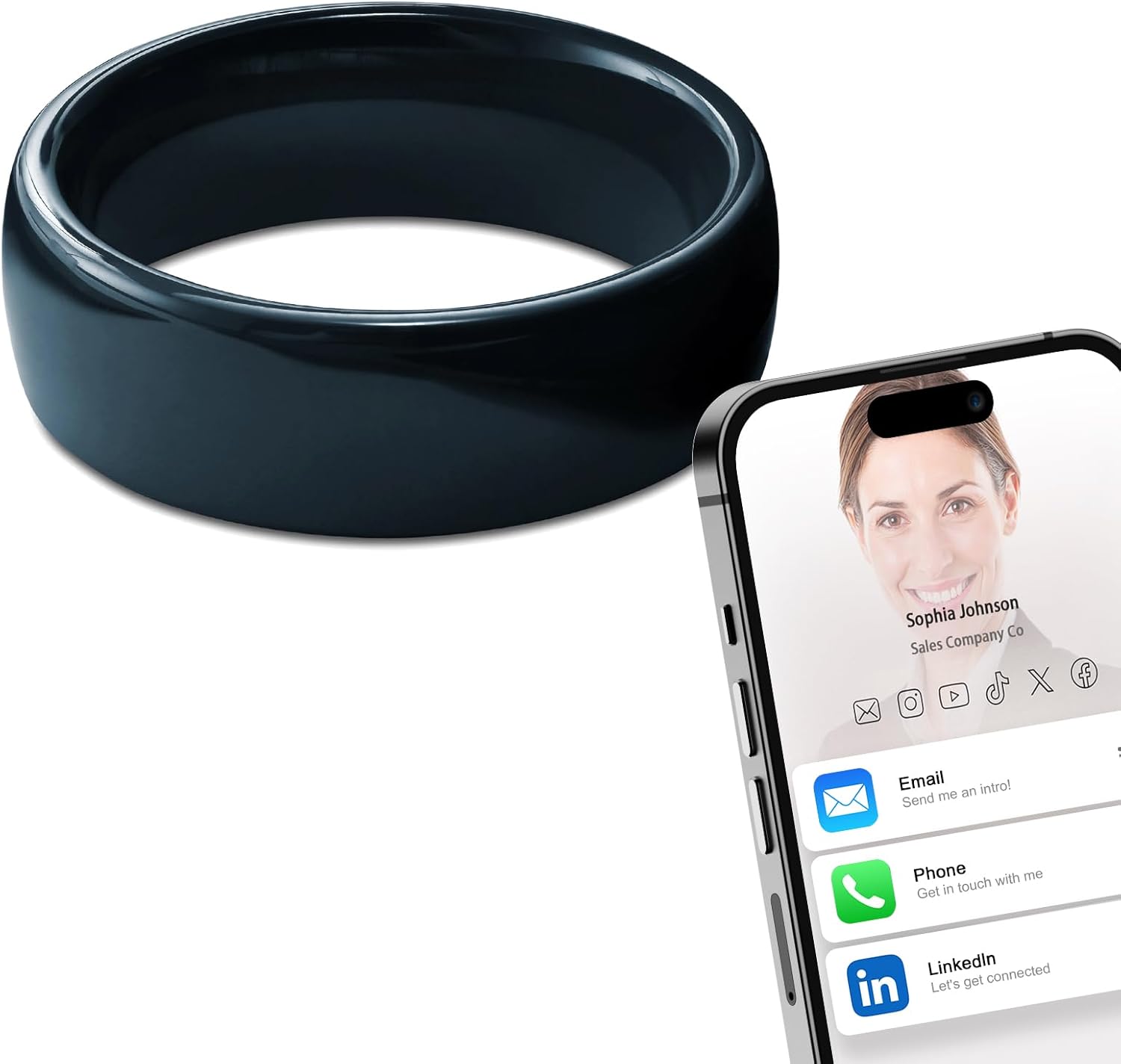 Ntag215 NFC Full Ceramic Smart - Smart Ring Nfc Pay incelemesi ve fiyatı
