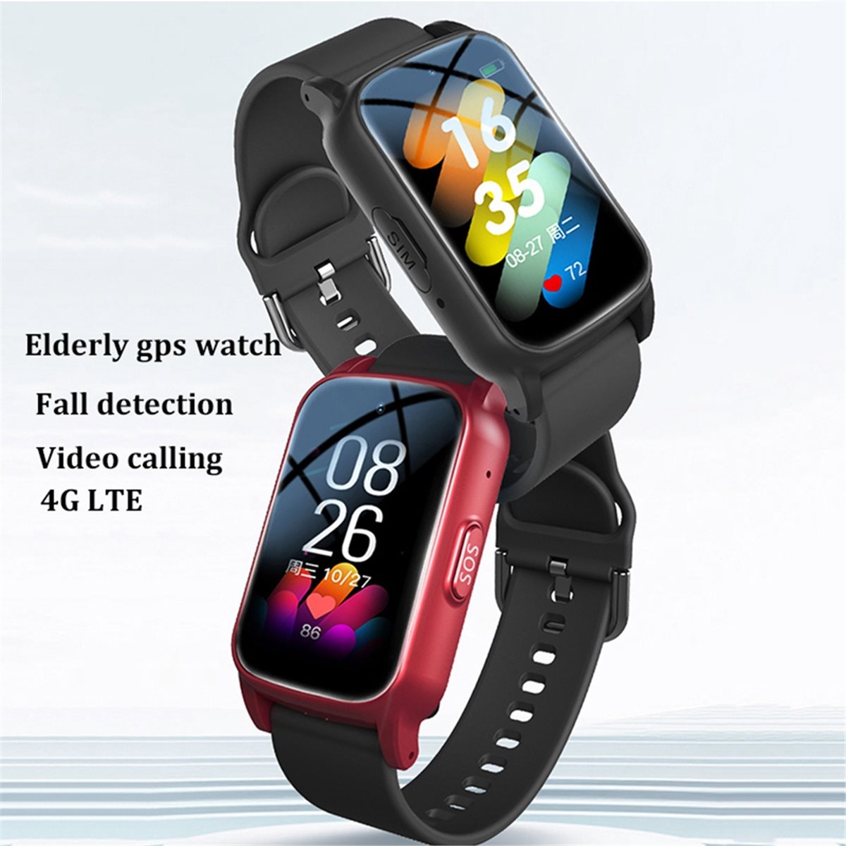 4G Elderly Smart Watch with GP - Fall Detection Watch incelemesi ve fiyatı