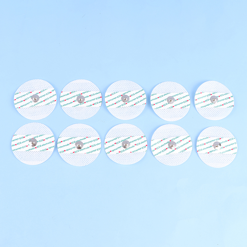 10Pcs Non-Woven ECG Electrode  - Ecg Patch Monitor incelemesi ve fiyatı