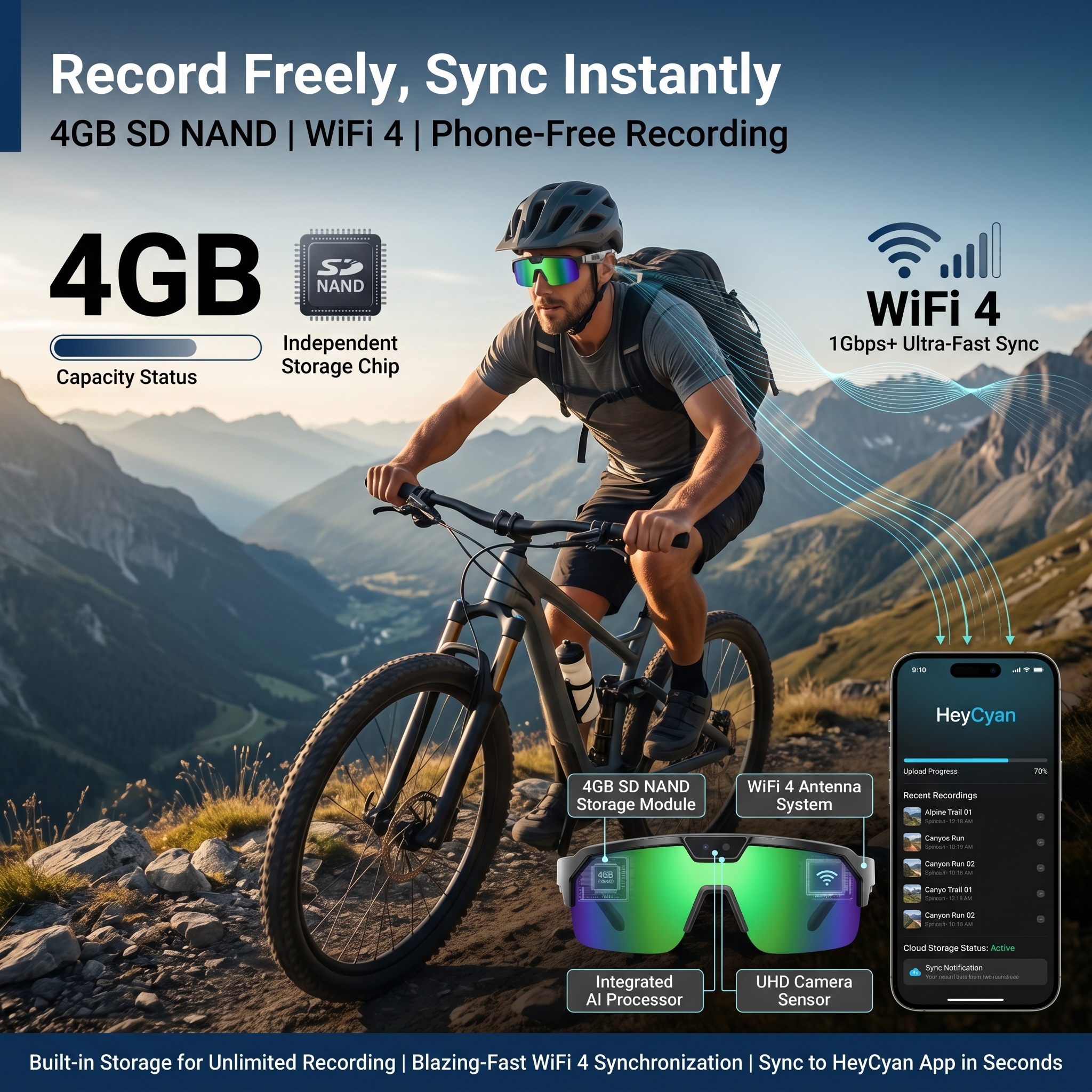 Smart Glasses with 4K HD Anti- - Smart Glasses Lens incelemesi ve fiyatı